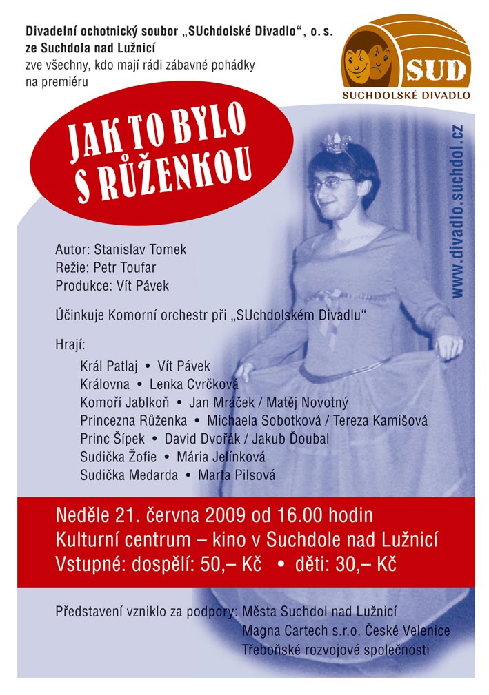 Plakát na premiéru hry